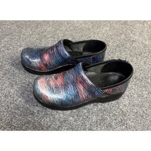 Dansko Professional Pastel Pink/blue, Purple Clogs Size 38 (8) Cotton Candy